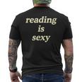 Reading Is Sexy Y2k Men's T-shirt Back Print