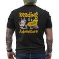 Reading Is A Ticket To Adventure Library Men's T-shirt Back Print