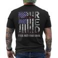 Red Friday For My Son Us Army Military Deployed Veteran Men's T-shirt Back Print