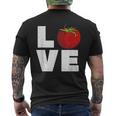 Red Tomato Gardener I Love Gardening I Tomato Men's T-shirt Back Print