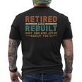 Retired And Rebuilt Body Contains Aftermarket Parts Titanium Men's T-shirt Back Print
