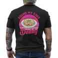 Retro 60S 70S Pound My Cake Daddy Adult Humor Father's Day Men's T-shirt Back Print
