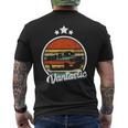 Retro Camper Van Life Vantastic Vintage Vanlife Men's T-shirt Back Print