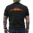 Retro Disc Golf Lover Disc Golf Sport Men's T-shirt Back Print