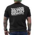 Retro You Good Bruh Mental Health Matters Vintage Men's T-shirt Back Print