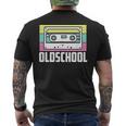 Retro Oldschool Cassette 80S 90S T-Shirt mit Rückendruck