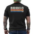 Retro Vintage 70S 80S Style Maranello Italy T-Shirt mit Rückendruck