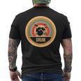 Retro Vintage Drummer T-Shirt mit Rückendruck