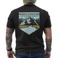 Retro Vintage Kings Canyon National Park Men's T-shirt Back Print