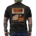 Retro Yellow Freight 1980S Vintage Trucking For Trucker 80S Men's T-shirt Back Print