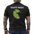 Reunite Pangea Earth Science Geologist Geology Men's T-shirt Back Print