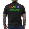 Reykjavik Pride Festival Iceland Lqbtq Pride Month Men's T-shirt Back Print