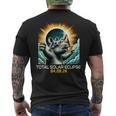 Rhino Selfie Solar Eclipse Men's T-shirt Back Print