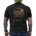 Richardson Texas Tx Total Solar Eclipse April 8 2024 4-8 Men's T-shirt Back Print