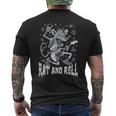 Rock And Roll Rat And Roll Rata De La Música Rockintage Camiseta Hombre Estampado Espalda