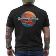 Rockaway Beach Oregon Sommer Oder Tropischer Papa-Zug T-Shirt mit Rückendruck