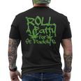 Roll Fatty For St Paddy's Marijuana St Patrick's Day Men's T-shirt Back Print