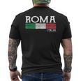 Roma Italia Regalo Italiano Souvenir Roma Italia Camiseta Hombre Estampado Espalda
