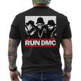 Run Dmc Trio Silhouette T-Shirt mit Rückendruck
