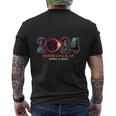 Russellville Arkansas Total Solar Eclipse 2024 Men's T-shirt Back Print