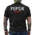 Russisch Po Russki Pupsik Liebling Schatzi Heart Darling T-Shirt mit Rückendruck