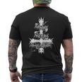 Sacrificio Nocturno Oscuro Camiseta Hombre Estampado Espalda