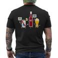 Save Water Drink Beer Drinking Oktoberfest Alcohol Men's T-shirt Back Print