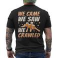 We Came We Saw We Crawled Bar Crawl Craft Beer Pub Hopping Men's T-shirt Back Print