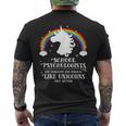 School Psychologists Magical Like Unicorns Men's T-shirt Back Print