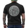 Schwarzes Herren-Kurzärmliges Herren-T-Kurzärmliges Herren-T-Shirt mit 3D-Disco-Kugel-Design, Party-Outfit