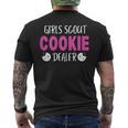 Scout For Girls Cookie Dealer Scouting Cookie Baker Season Men's T-shirt Back Print