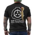 Scp-Stiftung Scp-173 S T-Shirt mit Rückendruck