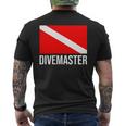 Scuba Flag Diver Down Flag Divemaster T-Shirt mit Rückendruck