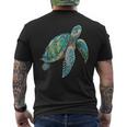 Sea Turtle Beach Lover Ocean Animal Graphic Novelty Womens Men's T-shirt Back Print