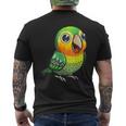 Senegal Parrot In Kawaii Style Men's T-shirt Back Print