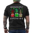 Shenanigans With My Gnomies Shamrock St Patrick's Day Gnome Mens Back Print T-shirt