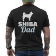 Shiba Dad Japanese Shiba Inu Mens Back Print T-shirt