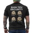 Shih Tzu Security Animal Pet Dog Lover Owner Men's T-shirt Back Print