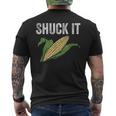 Shuck It Farmer Corn Lover Market Festival Men's T-shirt Back Print