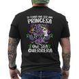 Si Tengo Que Ser Una Princesa Que Sea Guerrera 8 Marzo Camiseta Camiseta Hombre Estampado Espalda