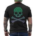 Silhouette Icon Pirate Skull & Crossbones Boys Pirate Men's T-shirt Back Print