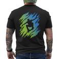 Skating Skateboarder Skater Children's Skateboard Men's T-shirt Back Print