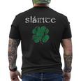 Slainte Cheers Good Health From Ireland- Women Men's T-shirt Back Print