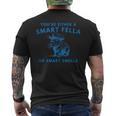 Are You A Smart Fella Or Fart Smella Vintage Style Retro Men's T-shirt Back Print