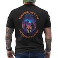 Smokey Bear Starry Night Scene Only You Can Prevent Wildfire Men's T-shirt Back Print