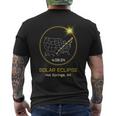 Solar Eclipse 2024 Hot Springs Ar Arkansas Totality Eclipse Men's T-shirt Back Print