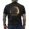 Solar Eclipse 2024 Indiana Total Solar Eclipse Men's T-shirt Back Print