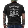 Soon To Be Daddy New Dad Father's Day Heartbeat Graphic Men's T-shirt Back Print