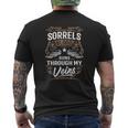 Sorrels Blood Runs Through My Veins Legend NameShirt Mens Back Print T-shirt