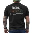 Sorry I-Dgaf Hidden Message Guitar Chords Music Note For Men T-Shirt mit Rückendruck